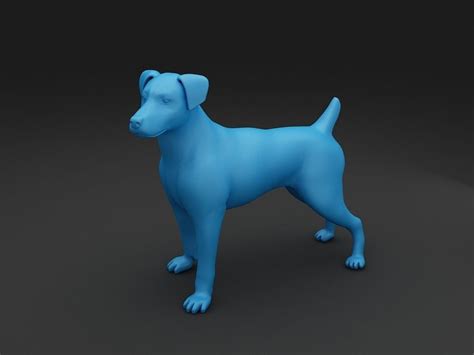 Jack Russell Terrier Dog Model 3D model 3D printable | CGTrader