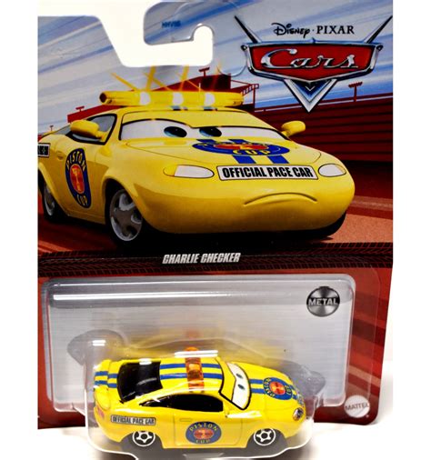 Disney Cars - Charlie Checker - Piston Cup Pace Car - Global Diecast Direct