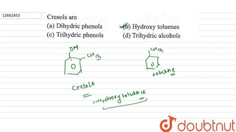 [Solved] Cresols are