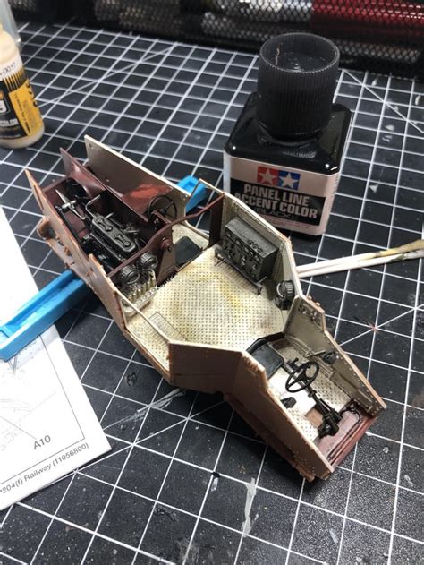 WIP - German P204(f) Armored Car - interior 1/35 Tamiya : modelmakers