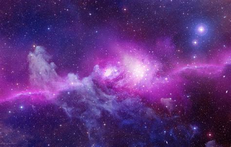 Wallpaper pink, stars, galaxy images for desktop, section космос - download