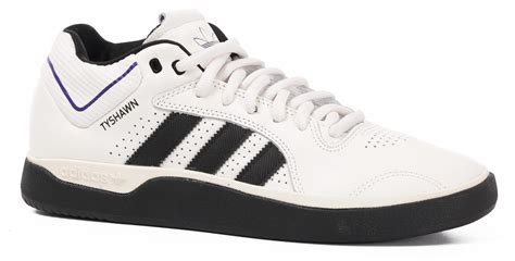 Adidas Tyshawn Pro Skate Shoes - cloud white/core black/collegiate purple - Free Shipping | Tactics