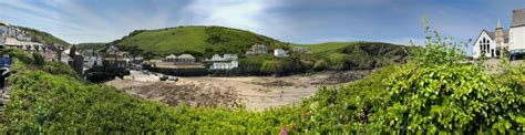 Port Isaac Beach - Photo "Port Isaac panorama" :: British Beaches