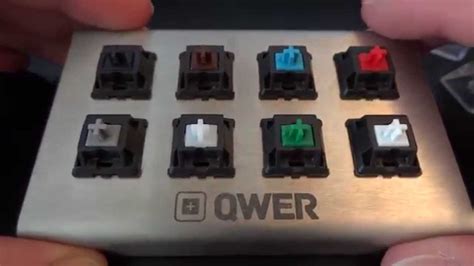 Switches keyboard – Spegel med belysning