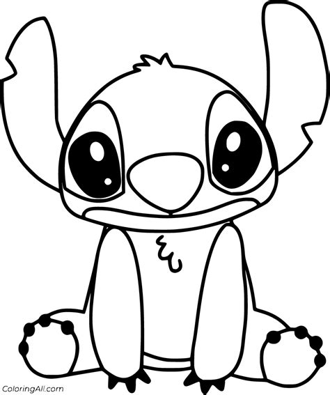 68 free printable Lilo and Stitch coloring pages, easy to print from any device and automati ...