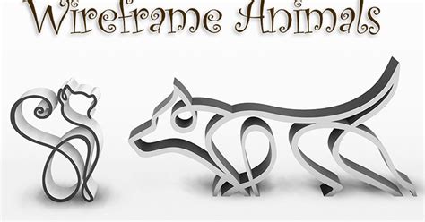 Wireframe Animals by mishkin2 | Download free STL model | Printables.com