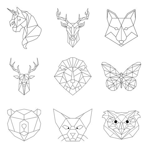 Animals Drawn With Shapes