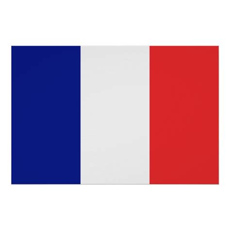 Flag of France French Tricolore Poster | Zazzle.com in 2020 | France flag, French flashcards, France