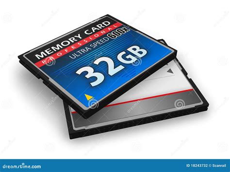 High Speed CompactFlash Memory Cards Stock Illustration - Illustration of gigabyte, multimedia ...