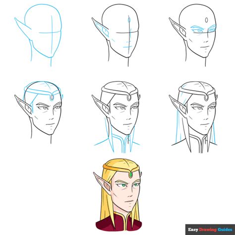 How to Draw an Anime Elf - Easy Step by Step Tutorial