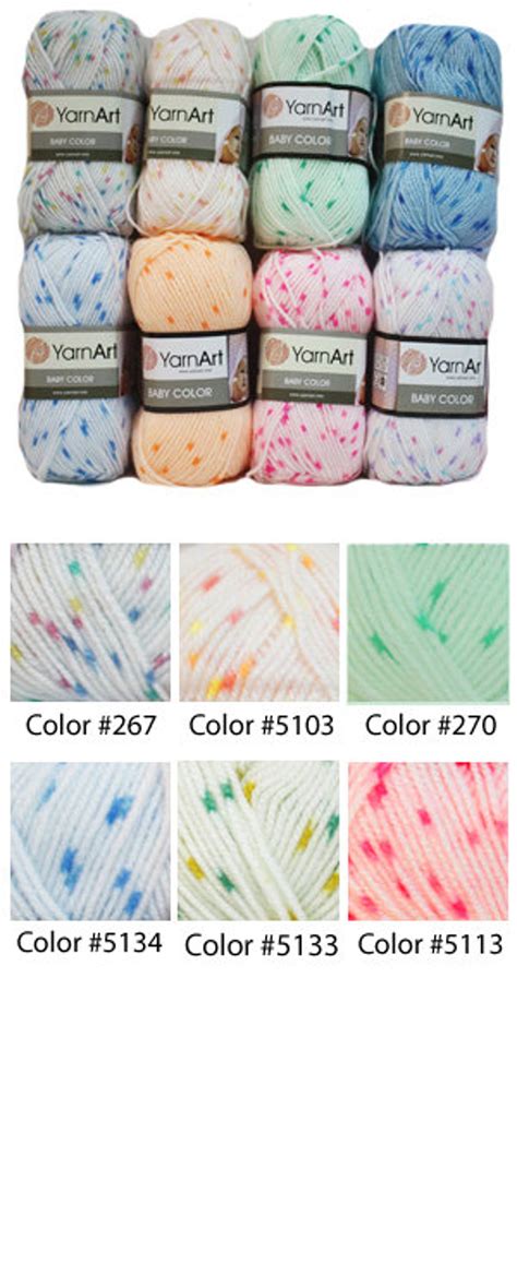 Yarn Yarn Art Baby Color Various Colors - Etsy