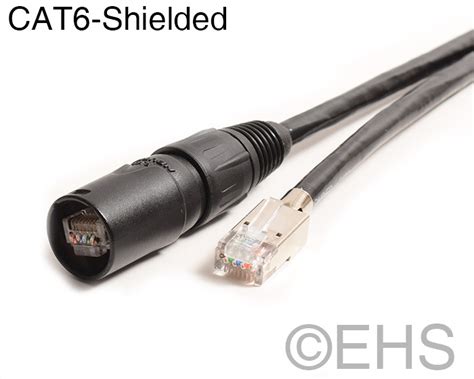 CAT 6 Stranded Shielded cable with optional EtherCon 6Ft- Event