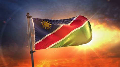 🔥 Download Namibia Flag Backlit At Beautiful Sunrise Loop Slow Motion 4k by @kprice | Namibia ...