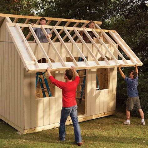 How to Build an Inexpensive DIY Shed | Diy shed plans, Shed building plans, Building a shed