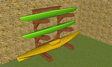 Kayak Rack - Free DIY Plans | HowToSpecialist - How to Build, Step by Step DIY Plans