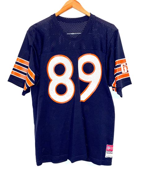 Vintage Chicago Bears Mike Ditka Sand Knit NFL Jersey XL