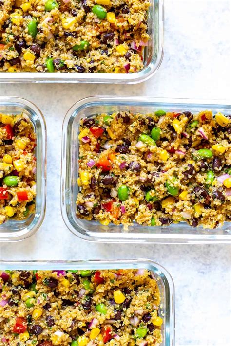 Instant Pot Black Bean Quinoa Salad - Eating Instantly