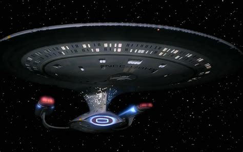 The Enterprise D, as seen on Star Trek: The Next Generation (photo: CBS Home Entertainment ...