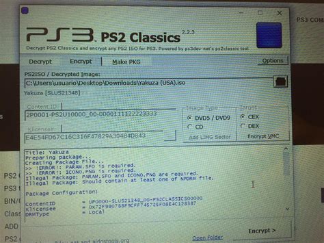 Why do I get this error on PS2 Classics GUI? : r/ps3homebrew