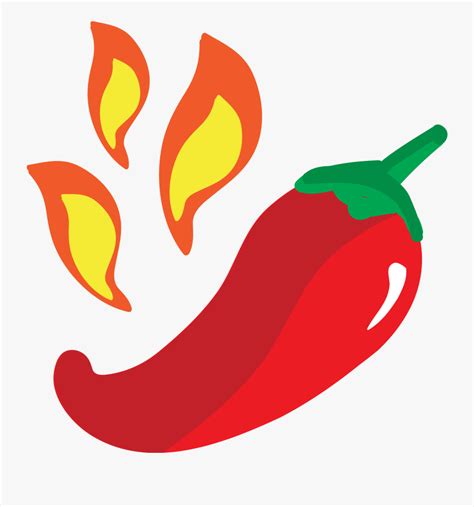 Transparent Chili Pepper Clipart - Chili Pepper Emoji Png , Free Transparent Clipart - ClipartKey