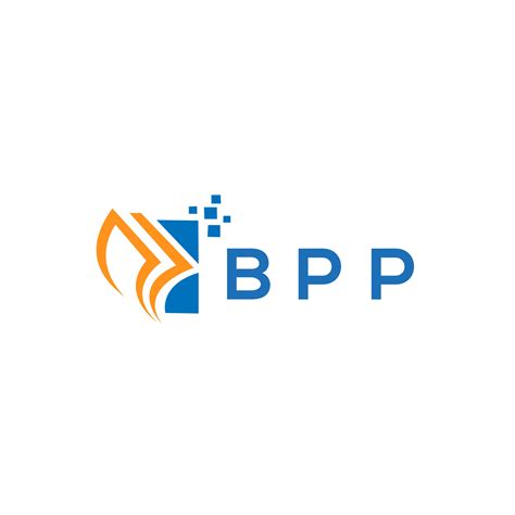 BPP credit repair accounting logo design on white background. BPP ...