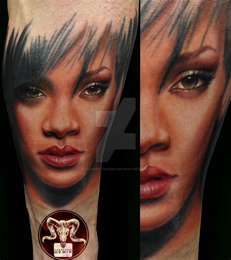 The Portrait Of Rihanna by FahrettinDemir on DeviantArt