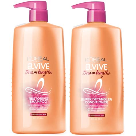 L'Oreal Paris Elvive Dream Lengths Shampoo and Conditioner Kit, 2 COUNT - Walmart.com - Walmart.com