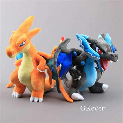 NEW Shiny Charizard X& Y Plush Soft Toys Anime Collection Dolls 12-14" Mega Cha - TV & Movie ...