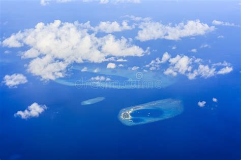 Beautiful Aerial View Maldives Stock Image - Image of lagoon, clear: 72198413