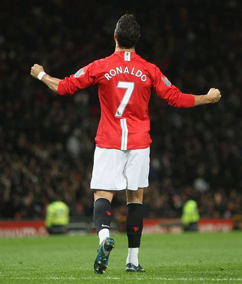 Cristiano Ronaldo looks to the heavens after firing home a sensational free-kick for @manutd ...