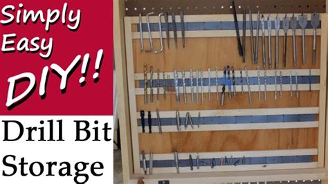 Simply Easy DIY: Magnetic Storage Rack for Drill & Driver Bits