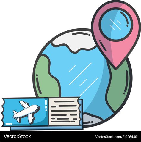 Travel and vacation cartoons Royalty Free Vector Image