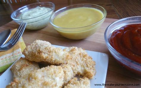 Homemade Chicken Nuggets (with 3 Homemade Dipping Sauces!) - The Make Your Own Zone