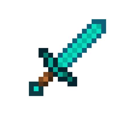 Minecraft Diamond Sword Pixel Art Grid Pixel Art Grid Gallery | Images and Photos finder