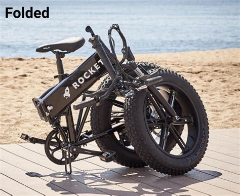 The Rocket Foldable e-bike Comes With a 100-mile Range - autoevolution