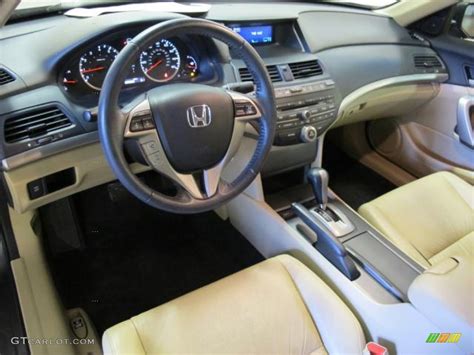 Ivory Interior 2010 Honda Accord EX-L Coupe Photo #74010744 | GTCarLot.com