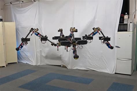 First Look at SPIDAR, a Bizarre Flying Robot Spider Meets Drone - TechEBlog