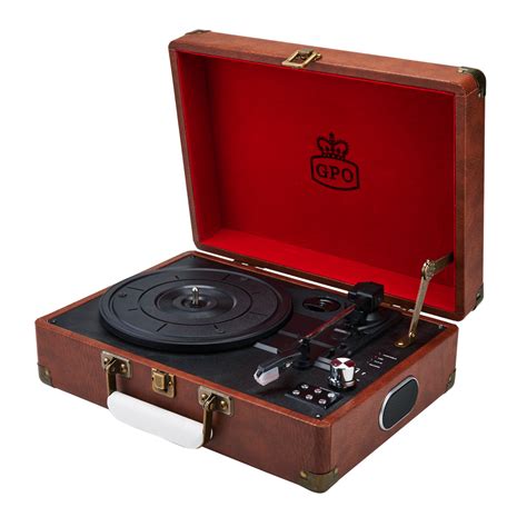 Vintage Brown GPO Attaché Case Turntable Vinyl Record Player ...