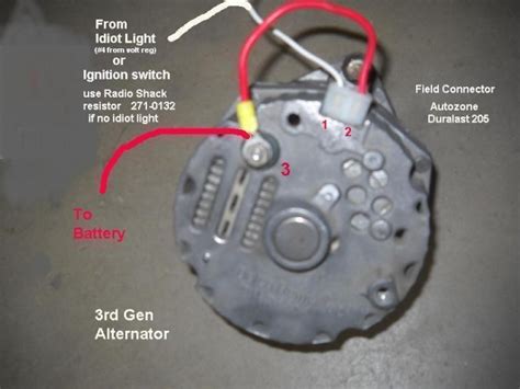 57 Chevy Alternator Wiring Diagram