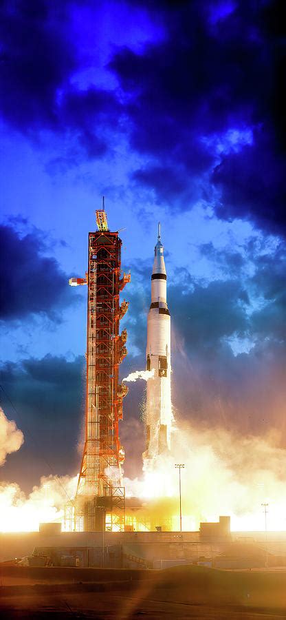 Apollo 4 Launch Photograph by Eric Glaser | Fine Art America