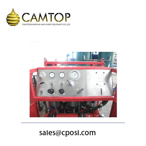 Portable High Pressure Hydro Testing Wellhead Control Panel - CAMTOP SHANGHAI MACHINERY ...