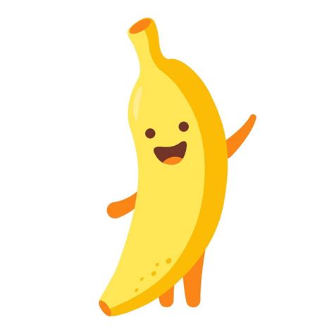 Banana Cartoon Character 14526863 Vector Art at Vecteezy