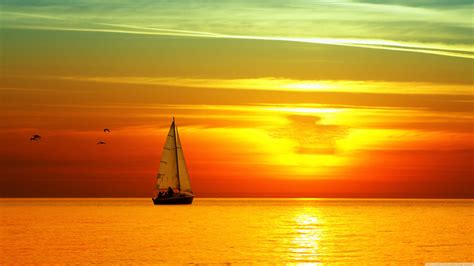 Sunset Sailing Wallpapers - Wallpaper Cave