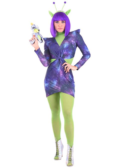 Sexy Cosmic Alien Halloween Costume