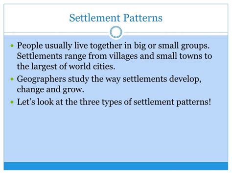 PPT - Patterns of Human Settlement PowerPoint Presentation - ID:1526196