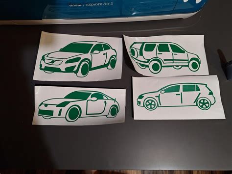 Custom Car Silhouette Vinyl Decal - Etsy