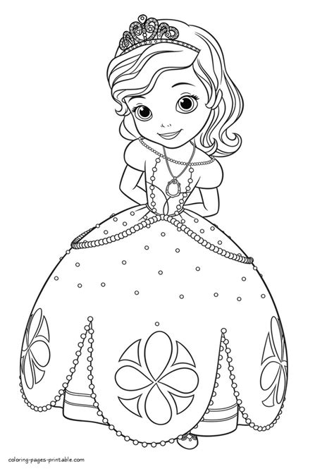 Princess Sofia Coloring Pages Printable Coloring Pages