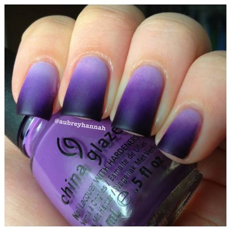 Aubrey Hannah: Purple Ombre Nails (Tutorial)