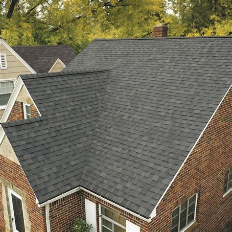 Owens Corning Oakridge 32.8-sq ft Estate Gray Laminated Architectural Roof Shingles in the Roof ...