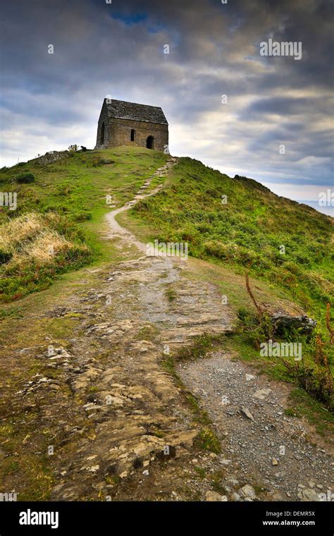 Rame Head; Rame Chapel; Cornwall; UK Stock Photo - Alamy